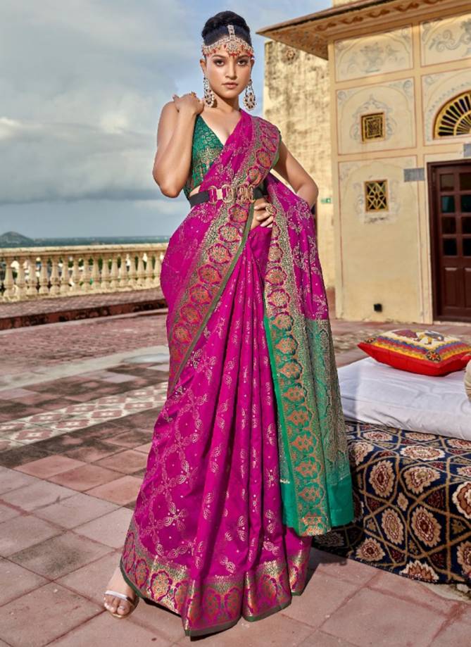 Mahek Rajpath New Latest Designer Ethnic Wear Patola Silk Saree Collection